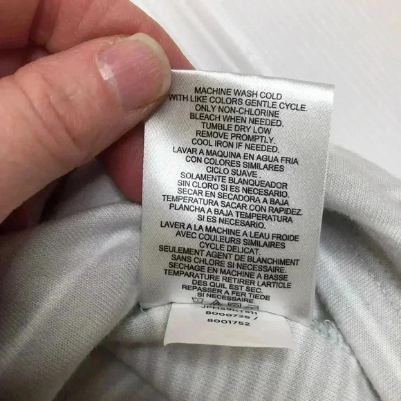 Jones New  York Tank Top Grey & White Striped Size Small - Picture 9 of 16